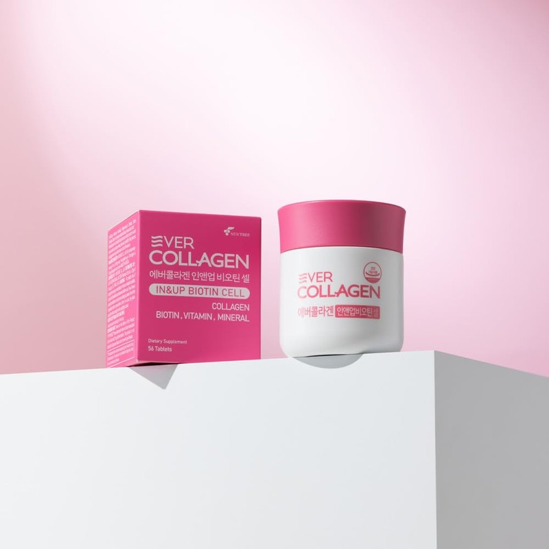 Ever Collagen in&UP Biotin Cell, Low Molecular Marine Fish Collagen