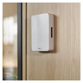 EMOS 2-Wire Doorbell Classic Front Door Gong White Door Bell 1 Melody Ding-Dong Volume 85dB Wired Wall Mounted Rectangle 230V