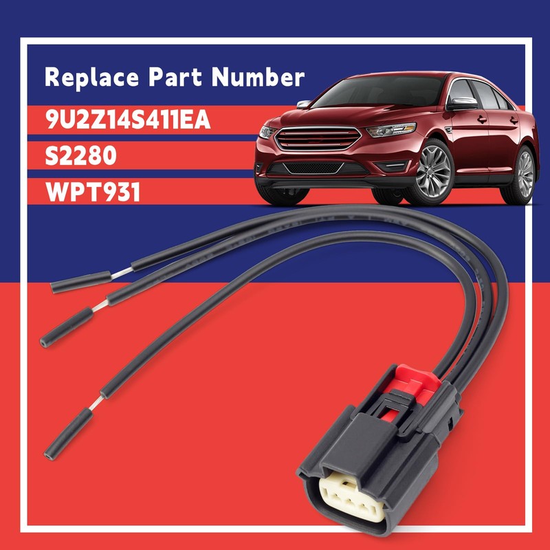 Dusledel Ignition Coil Connector Harness Compatible with Ford V6 V8