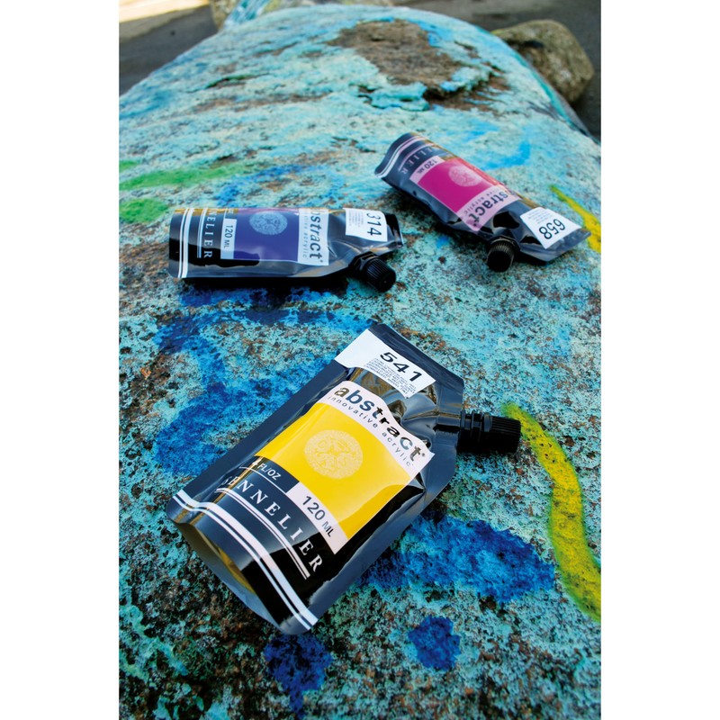 Sennelier Abstract Acrylic 120ml, Cadmium Yellow Med Hue
