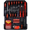 Goujxcy 969 Pieces Home Repair Tool Set Kit with Rolling