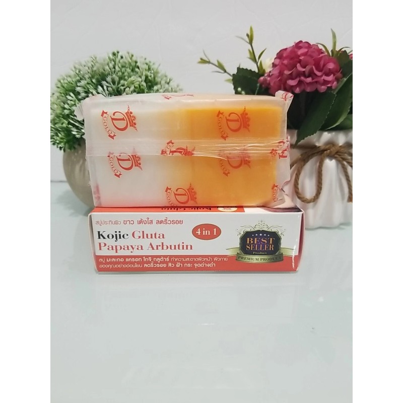 Kojic 3X Kojic white Gluta Papaya Arbutin 7days White Soap