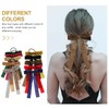 Healvian 10pcs Velour Bow Hair Ties for Women Girls Elastic