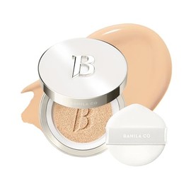 BANILA CO Covericious Ultimate Cover Cushion | Up to 100HR Long-Wear Foundation | 20 Shades for All Skin Tones | Matte & Lightweight Finish | Korean Cushion Foundation (14g / 0.49 oz), 23N MEDIUM