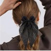 Hair Bows for Women,Silky Stain Hair Ribbon Hair Bow Clips