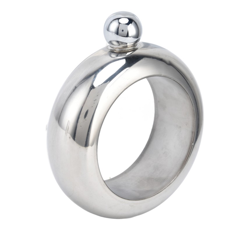 Flask Bangle Bracelet Stainless Steel Wine Flasks Gift for Carrying