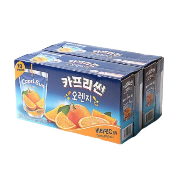 Nongshim Capri Sun Orange 200ml 30 packs / 농심 카프리썬 오렌지 200ml 30개입