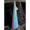 target NWT 18" Sequined Iridescent Cone Christmas Tree Sculpture home