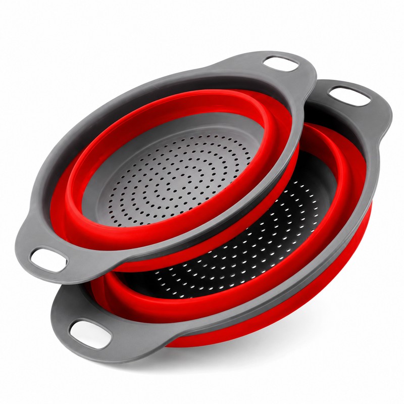 Collapsible Colander for Washing & Draining – Folding Fruit and
