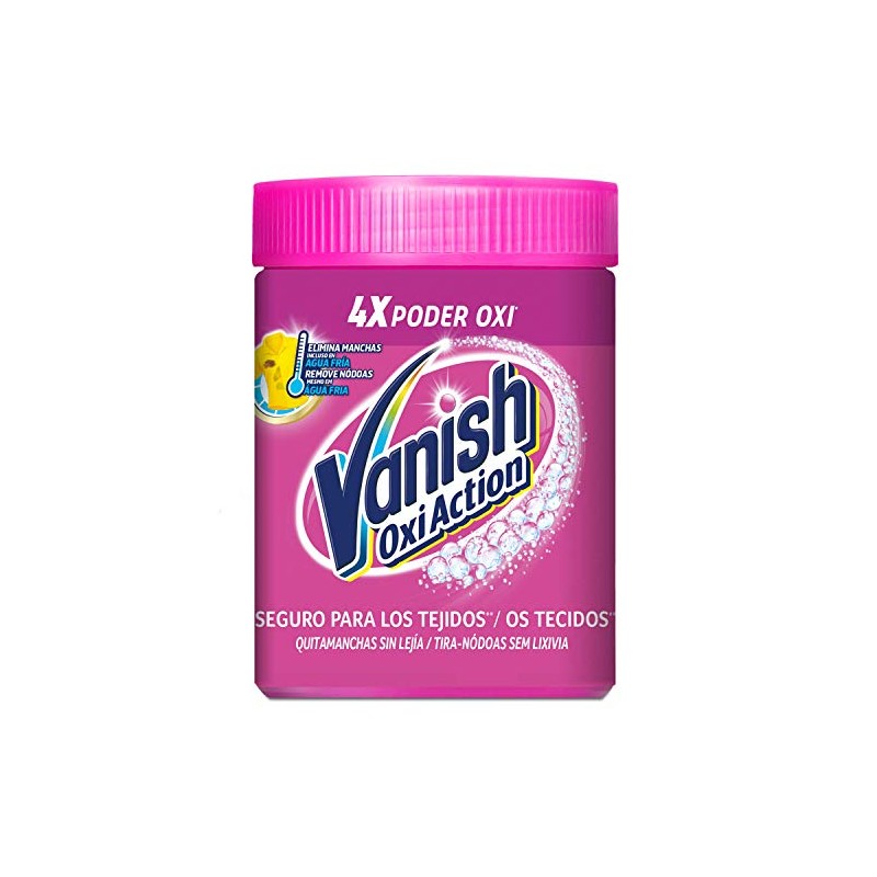 Vanish Oxi Action Stain Remover for Dust Clothes, formula without