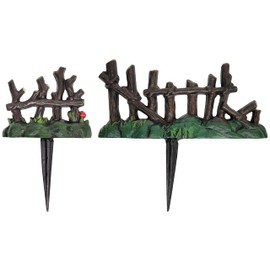 Lulu Decor, 100% Cast Iron Fairy Garden Fence Garden Decor Fairy Garden Accessories.