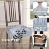 SearchI Stretch Dining Chair Seat Covers Set of 6, Soft