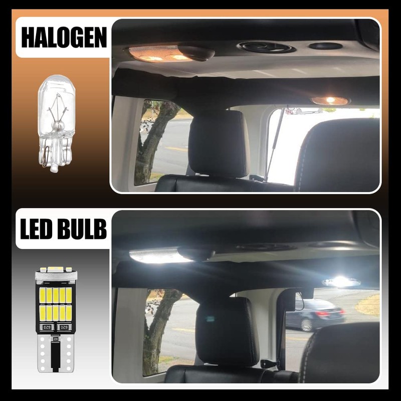 10-Pieces CRV Interior LED Lights Bulb Kit for Honda CR-V