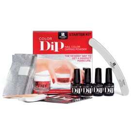 RC Red Carpet Manicure Dip Nail Powder Starter Kit - No UV/LED Needed, Long-Lasting, Non-Irritating, Odorless, Vibrant, Up to 21 Days Wear, Easy DIY Manicure at Home.
