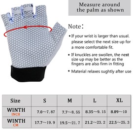 Drasry UV Fishing Gloves Fingerless Sun Protection Men Women UPF50+SPF for Kayaking Paddling Hiking Sailing Rowing Driving (L, White)