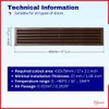 TURvent 17.7" x 3.6" Door Vents for Interior Doors -