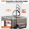 GarveeLife Hot Tub Handrail with LED Light, 360° Rotatable Spa