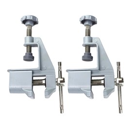 0XBIT Small Vice, Pack of 2 Mini Vice Pliers, Aluminium Alloy Vice, Table Vice Suitable for Jewellery Engraving, Model Making and Watch Repair