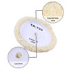 FUNOMOCYA Wool Polishing Pad Wheel for Auto Polishers Soft Buffing