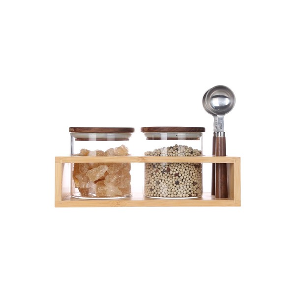 KKC HOME ACCENTS Airtight Borosilicate Glass Food Storage Jars with