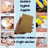 Glowvision Trade Coconut Plant‑Based Coconut Fiber Scrub Pads, Pack of
