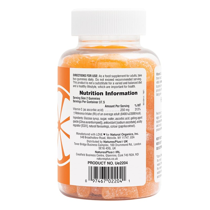 NaturesPlus Gummies Vitamin C Orange - Nutritious and Delicious Gummies