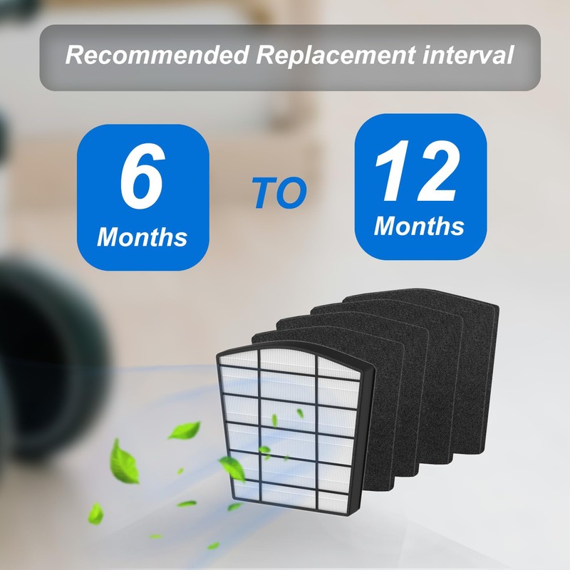 Prestivair Replacement Filter LP-HF550P Compatible with Live-Pure Bali Series LP550TH