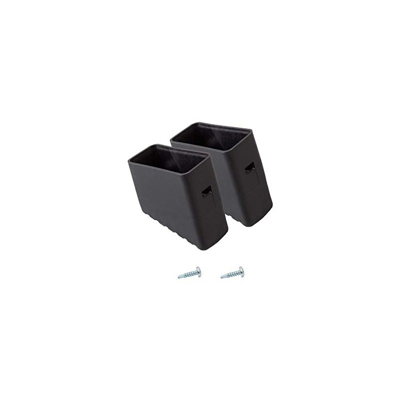 Krause Monto Curl Feet Black 40 mm x 20 mm