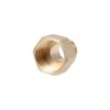 sourcing map Brass Threaded Pipe Fitting G1/2 Male x G3/4