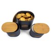 MegaChef Kitchen Food Storage and Organization 5 Piece Canister Set