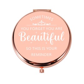 Womens Gifts for Christmas, Inspirational Stocking Stuffers for Her, Stocking Stuffers for Teen Girls 16-18, Cute Compact Pocket Mirror for Girls Her, Xmas Gifts Valentines Day Gifts Sweet 16 Gifts