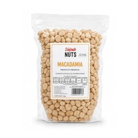Disfruto Nuts Nuez De Macadamia Pelada Natural Snack Crujiente 1Kg