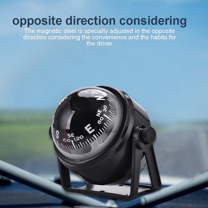 Boat Compass,Multi-Purpose Electronic Adjustable Pivoting Military Marine Ball Night Vision