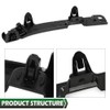 LQI Front Bumper Retainer Bracket Set 2PCS Primed Fit Toyota