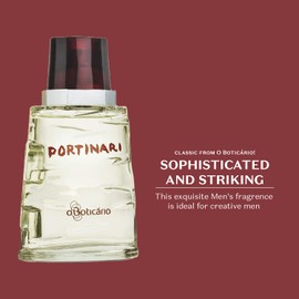 Portinari Eau de Toilette by O Boticario | Long Lasting Perfumes for Men | Fresh Citrus & Spice Men's Fragrance (3.38 fl oz)