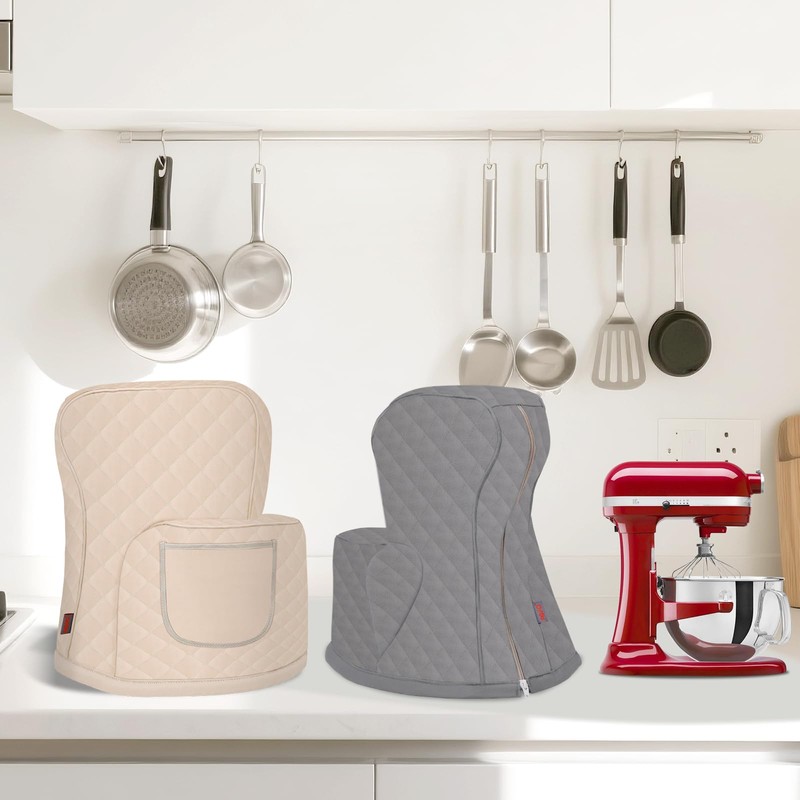 Stand Mixer Cover Compatible with Kitchenaid Bowl-Lift Mixer with Storage