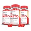 Justified Laboratories (3 Pack) Lifetime Keto ACV Gummies Advanced Formula