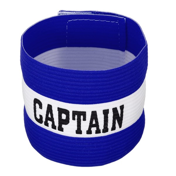 PATIKIL Captains Armband Elastic Armband for Soccer Team Training Blue