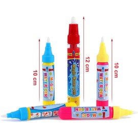 Drawing Sheet Pens, Set of 3/6, Drawing Toy, Kids, Drawing with Water, Educational Toy, Water, Coloring, Birthday Gift, Dedicated Pens (6 Pack)