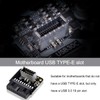 DKARDU Mainboard USB 3.0 Front 19Pin to 3.1 Type-C Front