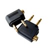 Posdou Dual 3.5mm Male to 3.5mm Female Airplane Headphone Adapter