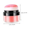 BIUDECO 2pcs Body Shimmer Cushion Blush Powder for Women Loose