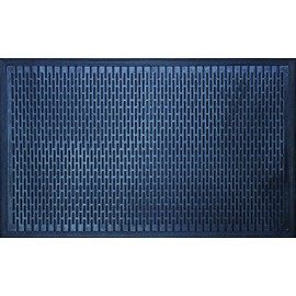 Durable Scraper Entrance Mat, 48" x 72", Black