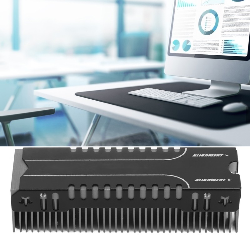 M.2 SSD Cooler 38 Cooling Fins Multi Channel Base Mg