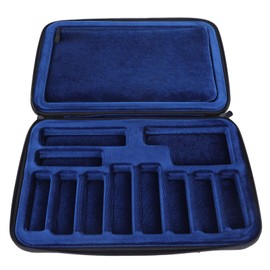 Mouthpiece Storage Box 12-Piece Mouthpiece Case Black for Saxophone