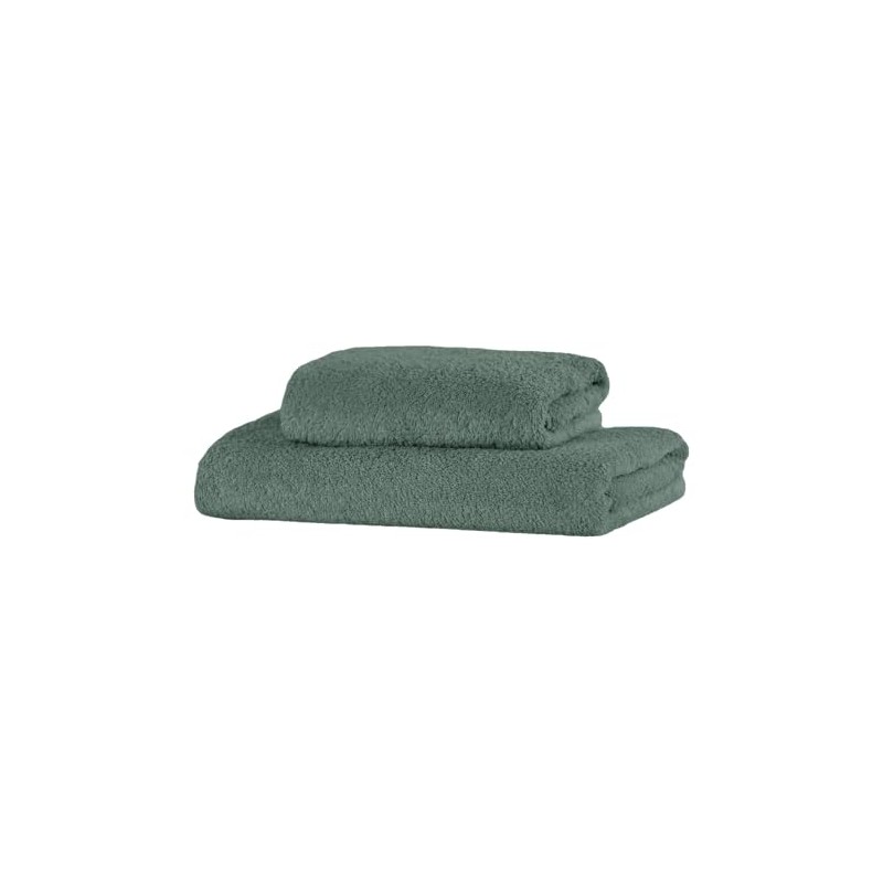 Giovanni Dolcinotti Set of 2 Terry Towelling Bath Towels, Moss
