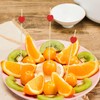 200pcs Snack Sticks Heart Shaped Decorative Fruit Picks Cocktail Picks