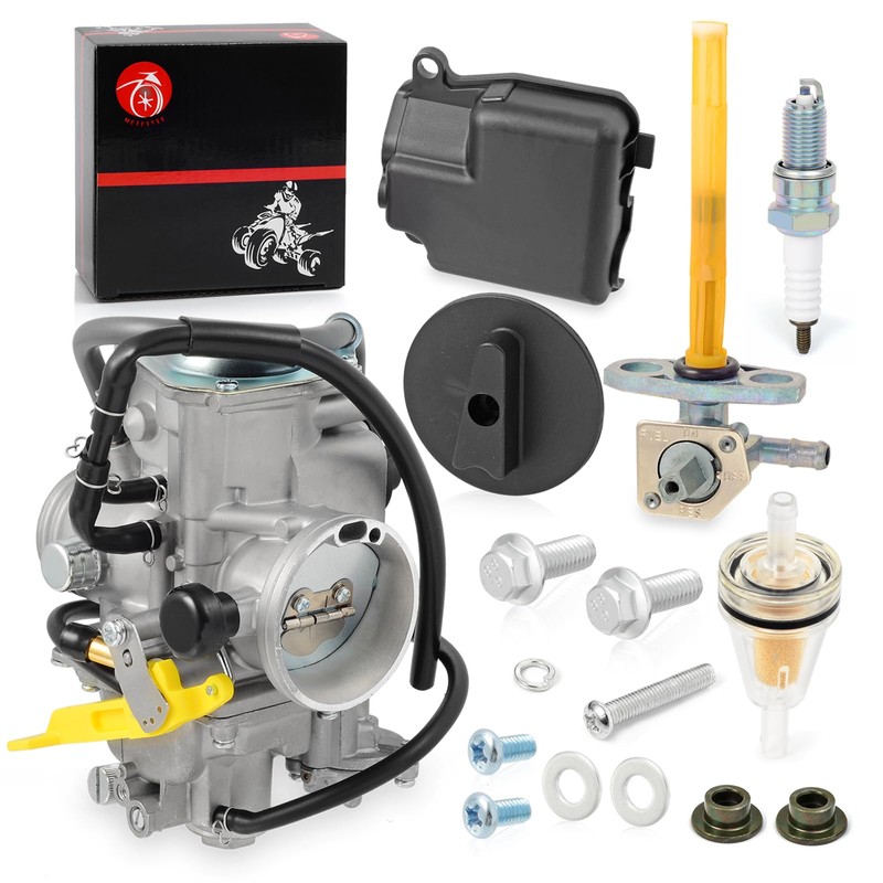 Carburetor & Fuel Valve Petcock W/Lever For Honda TRX400EX Sportrax