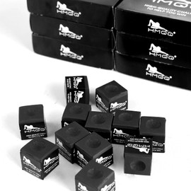 HMQQ Billiards Chalk (Black Set of 12)