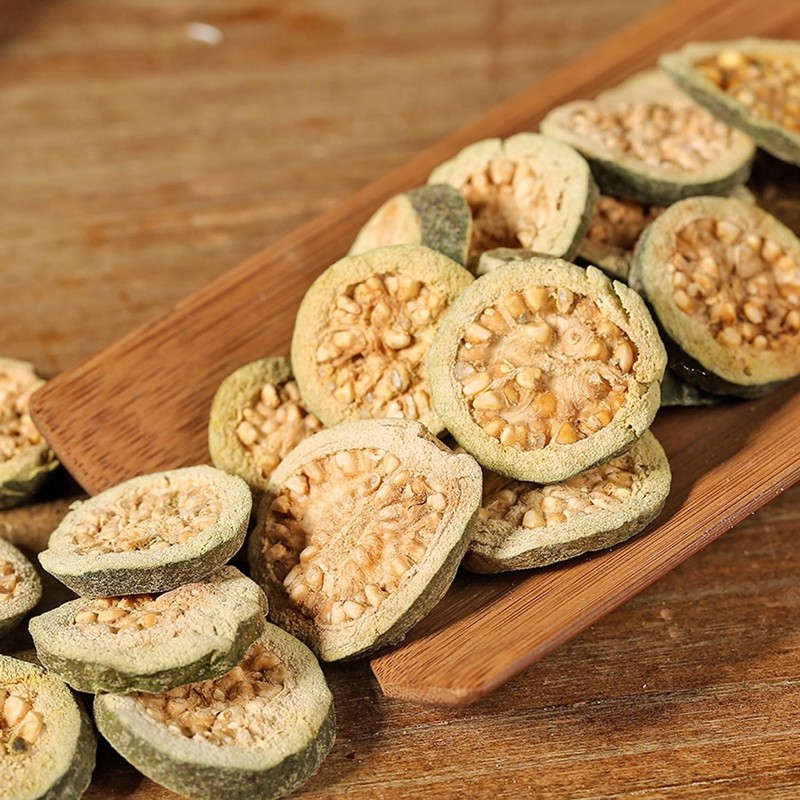 HOLFLYING Natural Dried Guava Fruit Slices, 4.0 oz